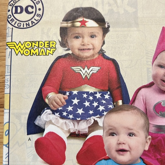 Simplicity 8193 Girl’s DC Comics Originals Costume Sewing Pattern - Picture 3 of 5